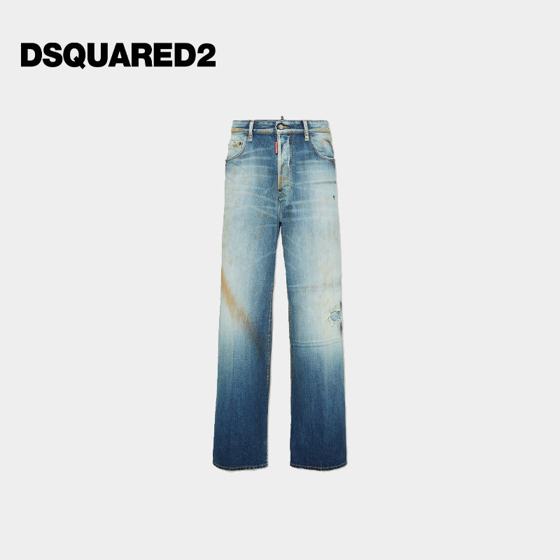 【7折】DSQUARED2/D2次方 男士宽松牛仔裤Loose Jean