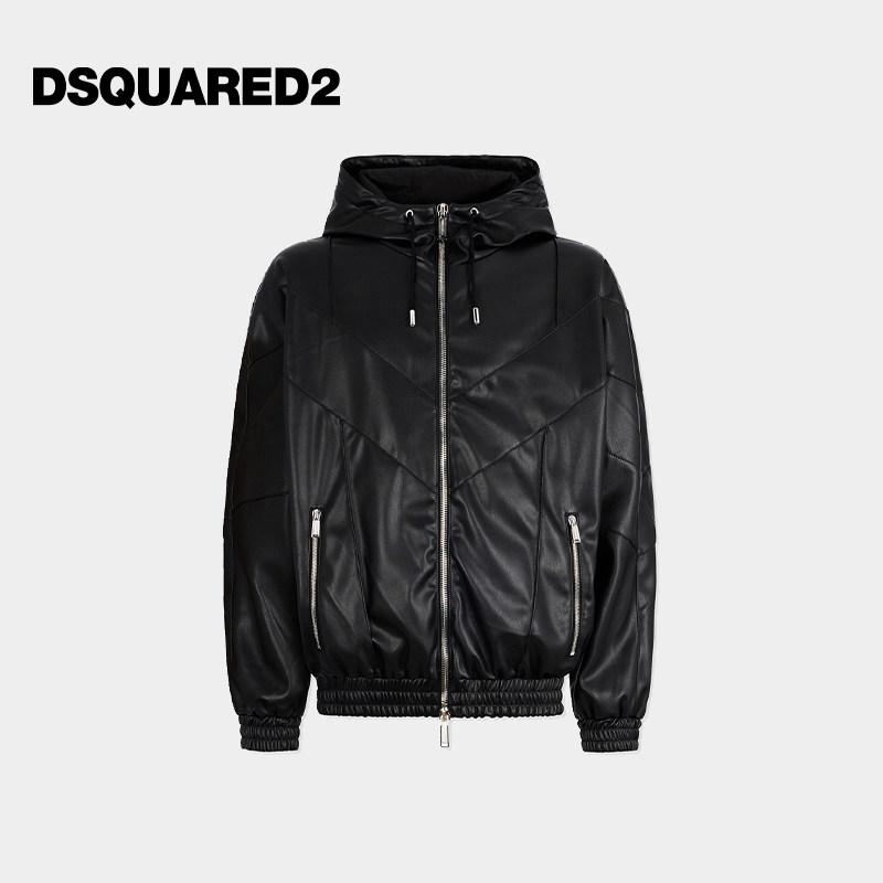 【首降5折】DSQUARED2/D2次方 2026春夏男士休闲日常拉链外套