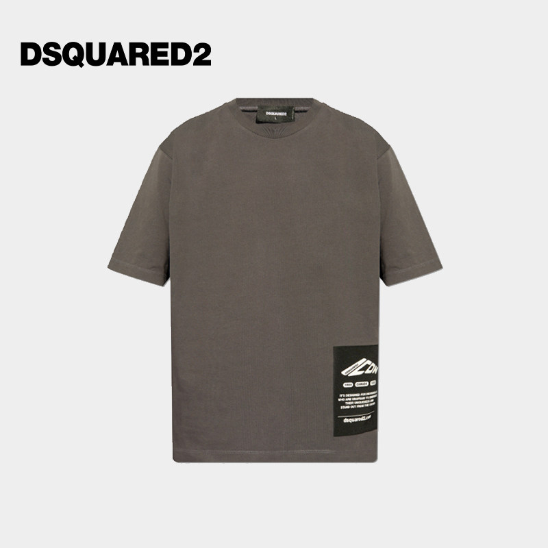 DSQUARED2/D2次方 男士圆领短袖T恤上衣图片