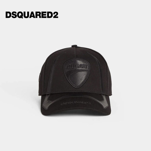 DSQUARED2/D2次方 男士Ducati联名徽标贴片棉质棒球帽