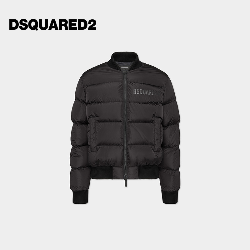 DSQUARED2/D2次方 2024秋冬系列 男士休闲时尚立领鸭绒羽绒服外套