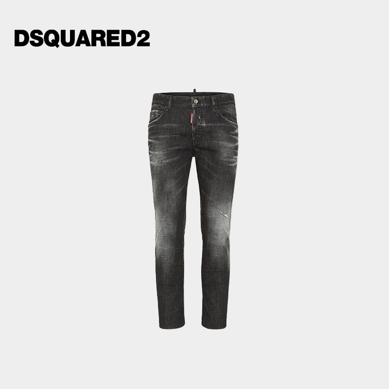 【新品】DSQUARED2/D2次方 2025秋冬 男士修身时尚牛仔裤Skater