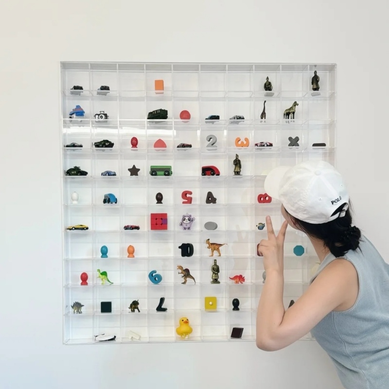 亚克力小汽车模收纳盒手办展示柜