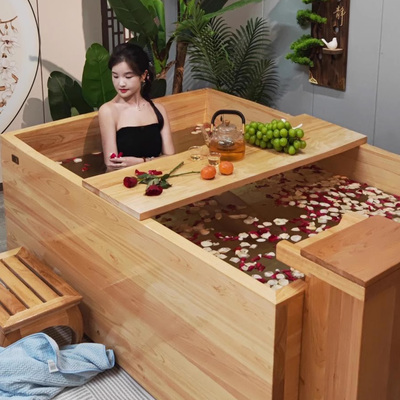 日本原装桧木泡澡桶杉琦