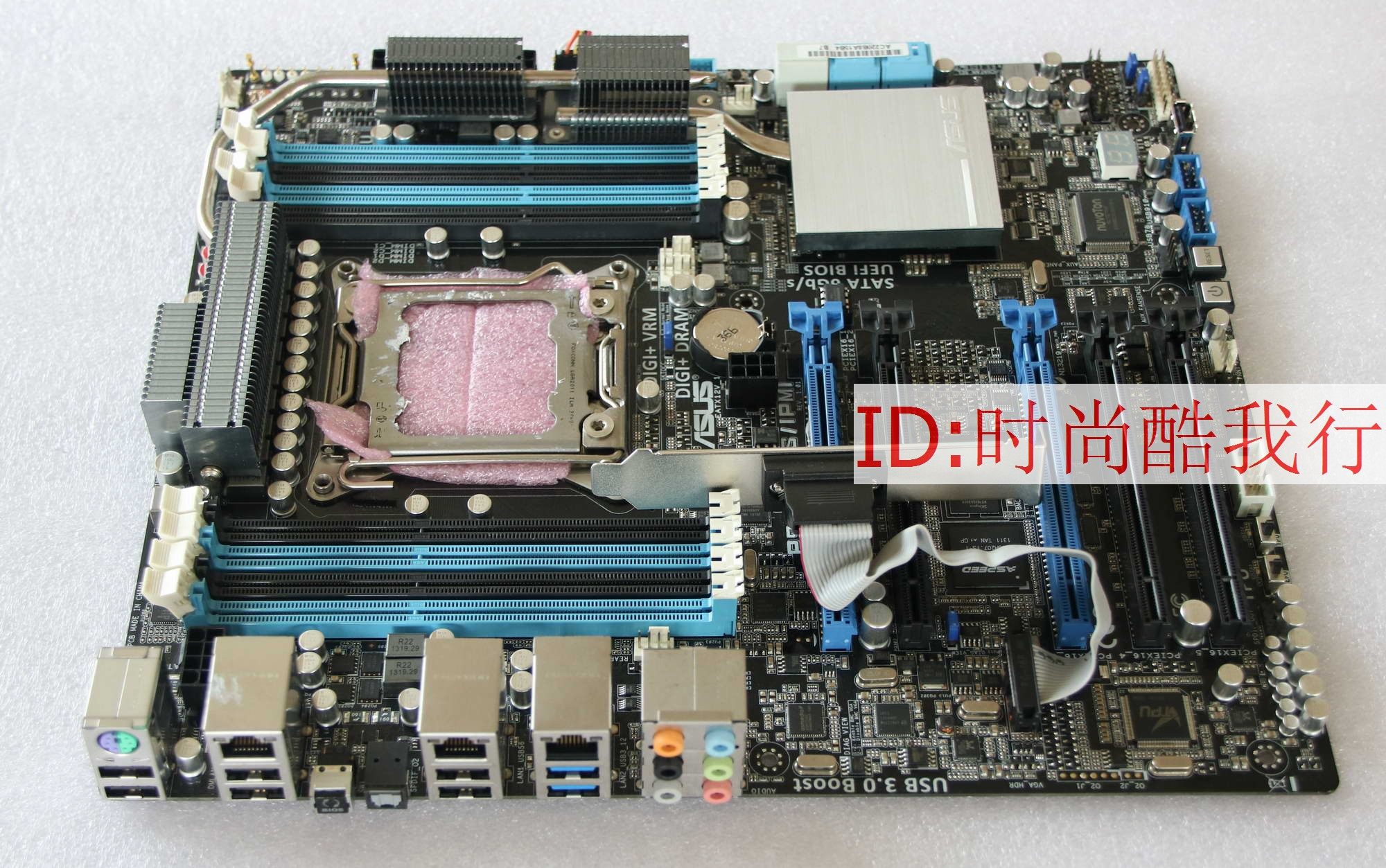 华硕p9x79 ws/ipmi 2011针 x79主板 图形工作站主板 5条pcie
