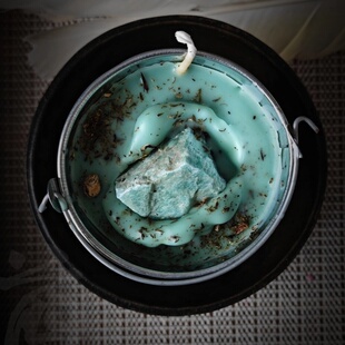 酋长摆摊      泉眼·    原创香薰蜡烛   许愿室内香氛