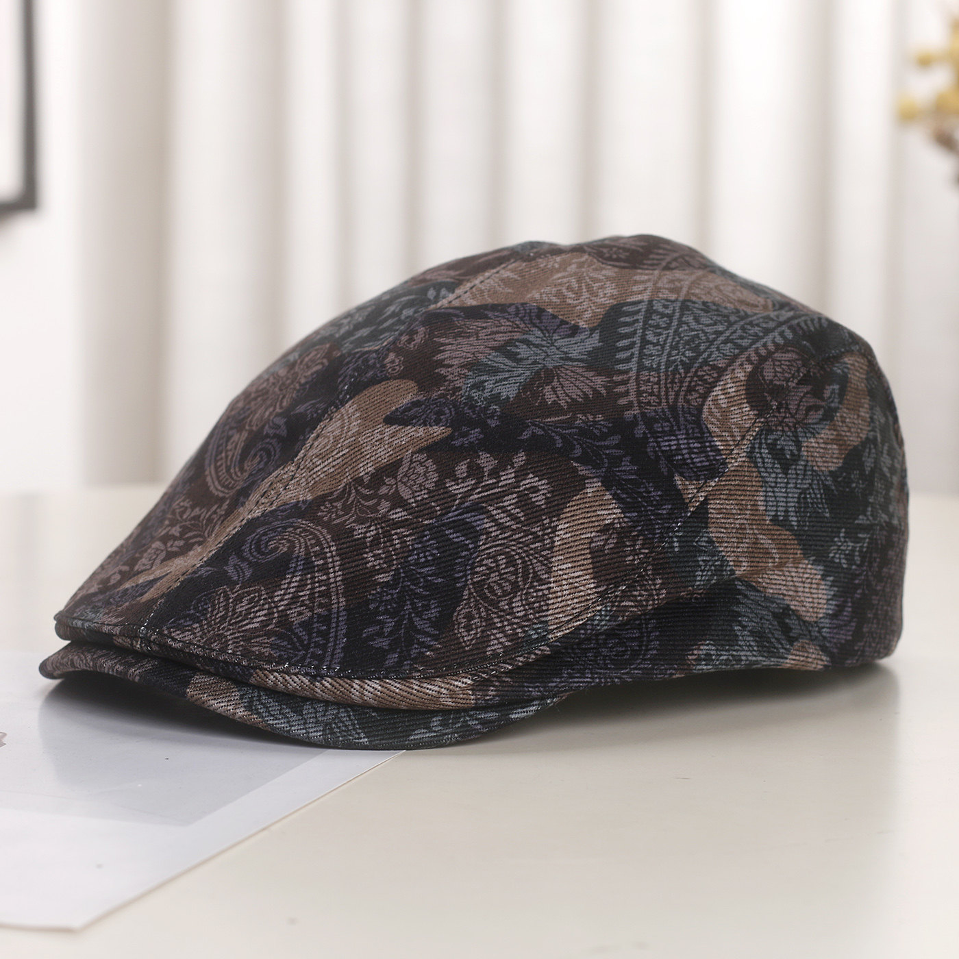 26春夏新款花纹前进帽子女韩版时尚百搭贝雷帽日系复古反戴鸭舌帽,服饰配件/皮带/帽子/围巾,帽子,淘宝优惠券,粉丝福利购,淘宝优惠卷