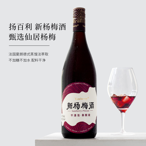 原果发酵仙居杨梅酒低度微醺果酒