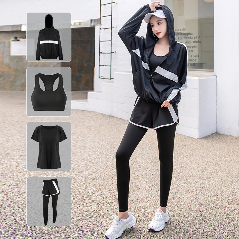 运动套装女秋冬季健身房瑜伽服高级感新款时尚专业晨跑步速干衣