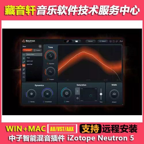 iZotope Neutron 5 v5.2.0 智能一键混音效果器插件套装 WIN+MAC