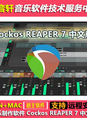 Cockos REAPER 7.30 中文版音乐制作软件 WIN+MAC 编曲录音混音