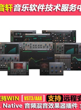 SSL Native混音效果器插件全套15个Bus Compressor 2 X-EQ 2 LMC+