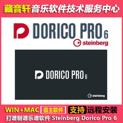 Dorico Pro 6 v6.1.10 中文版打谱制谱软件 WIN+MAC 含22GB音色库
