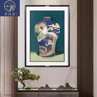 饰画走廊过道高端铜雕画客厅背景墙挂画葫芦五福临门 入户玄关装