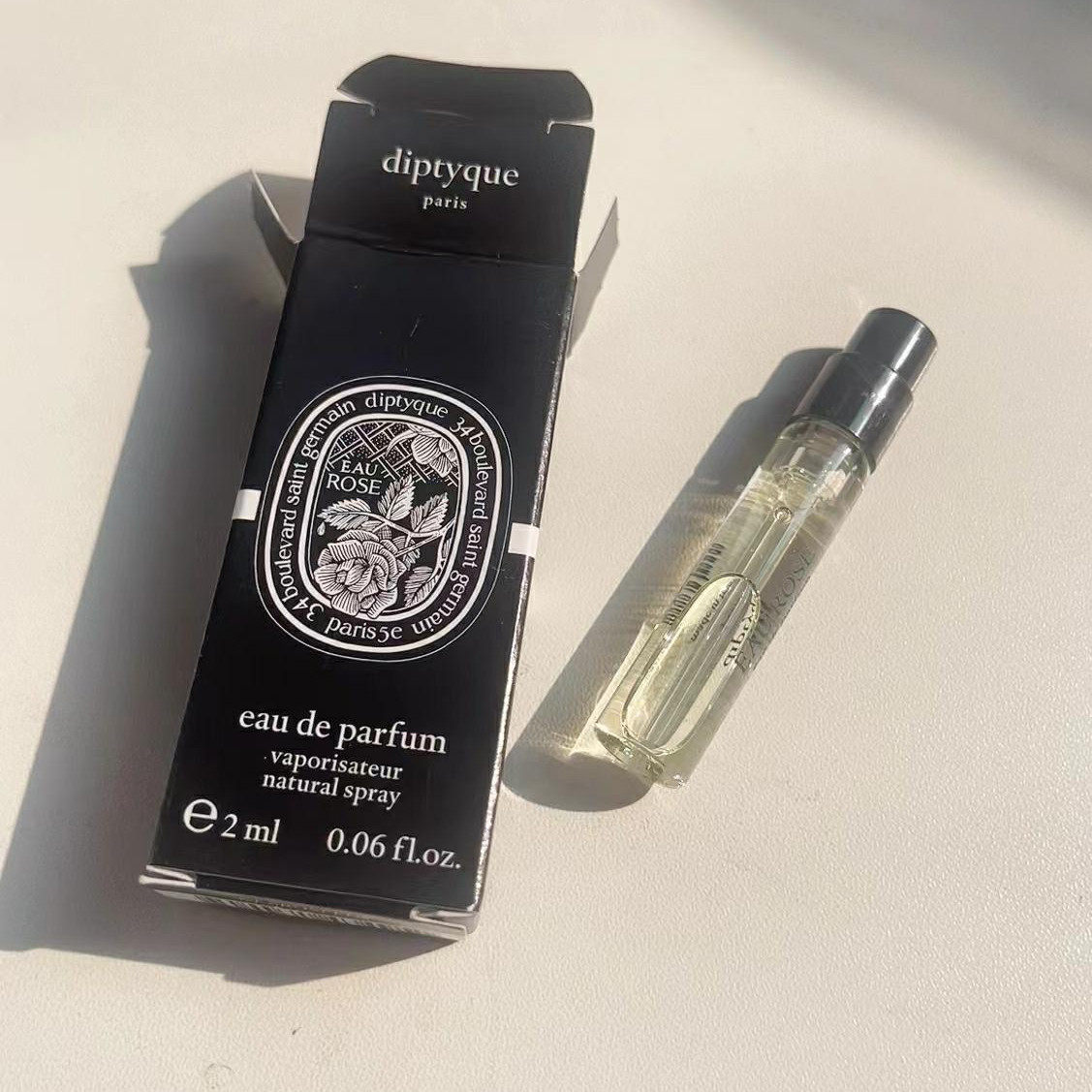 包邮现货Diptyque蒂普提克 玫瑰EDP香水试管小样  2ml