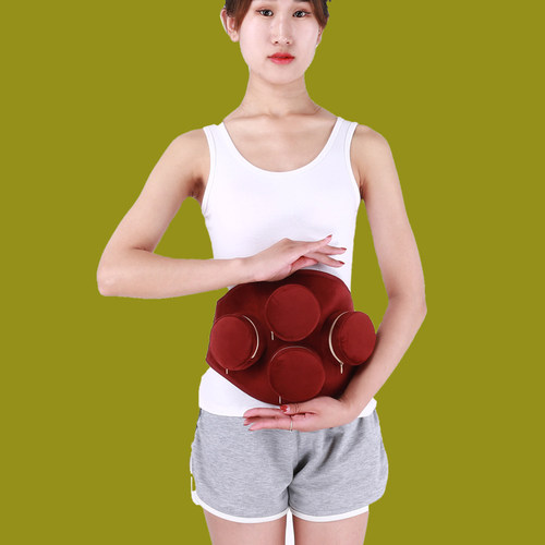 天鹅绒艾灸盒布袋子不锈钢腰腹