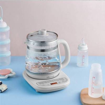 官网品牌小熊YSH-C15W1 养生壶煮茶器多功能烧开水壶玻璃花茶壶可