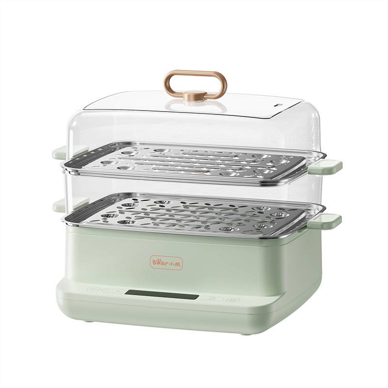 品牌小熊电蒸锅DZG-C90G3 预约定时保温小型家用蒸汽锅蒸箱不锈钢