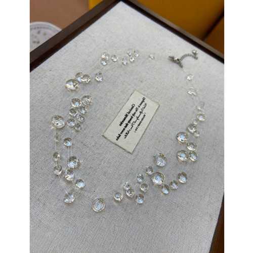 小众设计自制冰透露珠项链