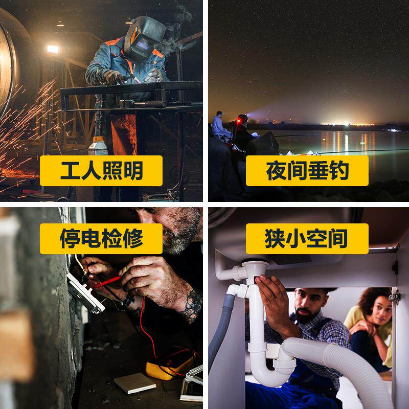 新款20V锂电充电式挂灯家用野营工业照明灯移动便携应急包邮