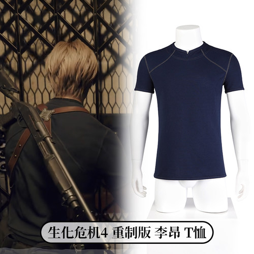 时觉生化危机4重制版李昂同款t恤