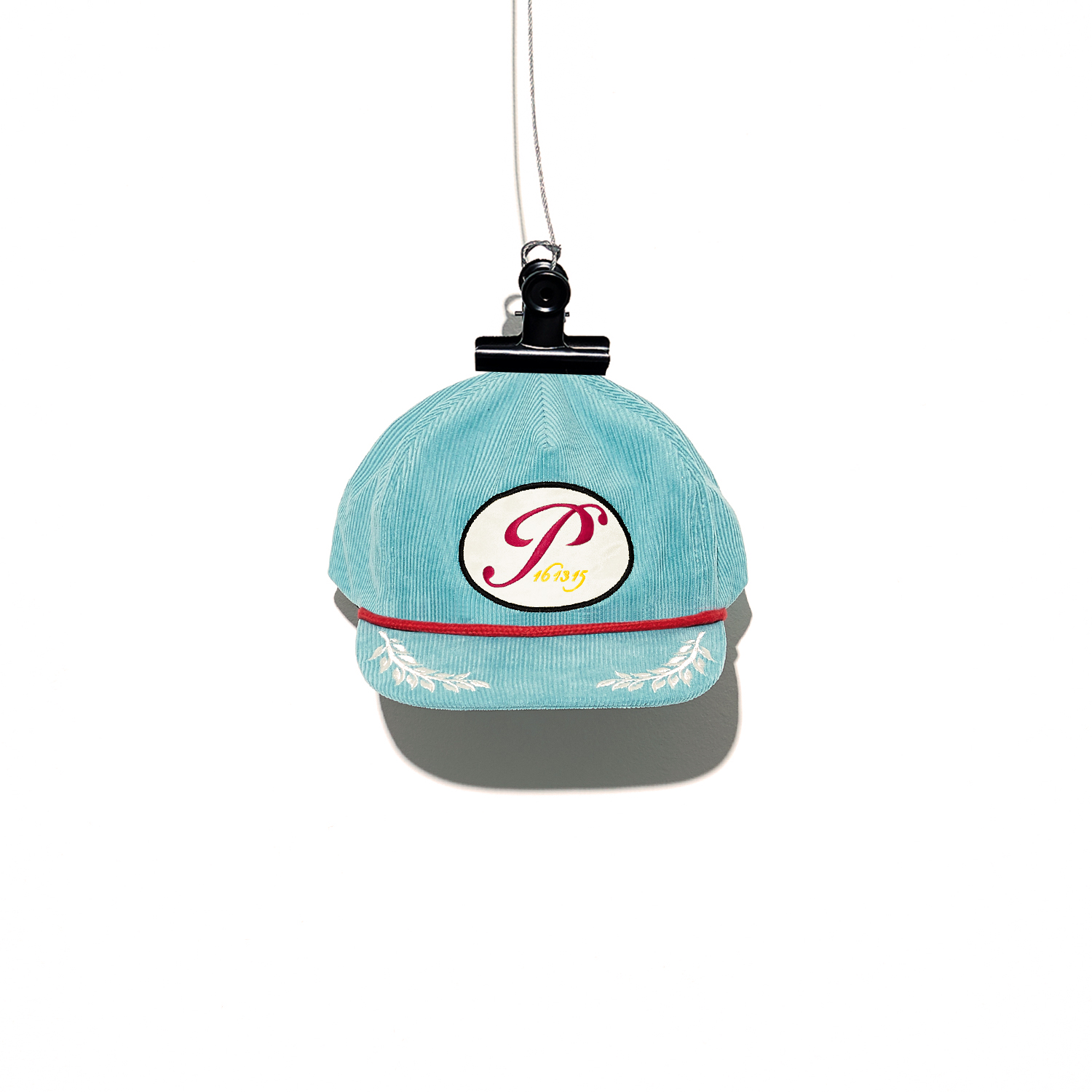 gd权志龙同款灯芯绒刺绣鸭舌帽