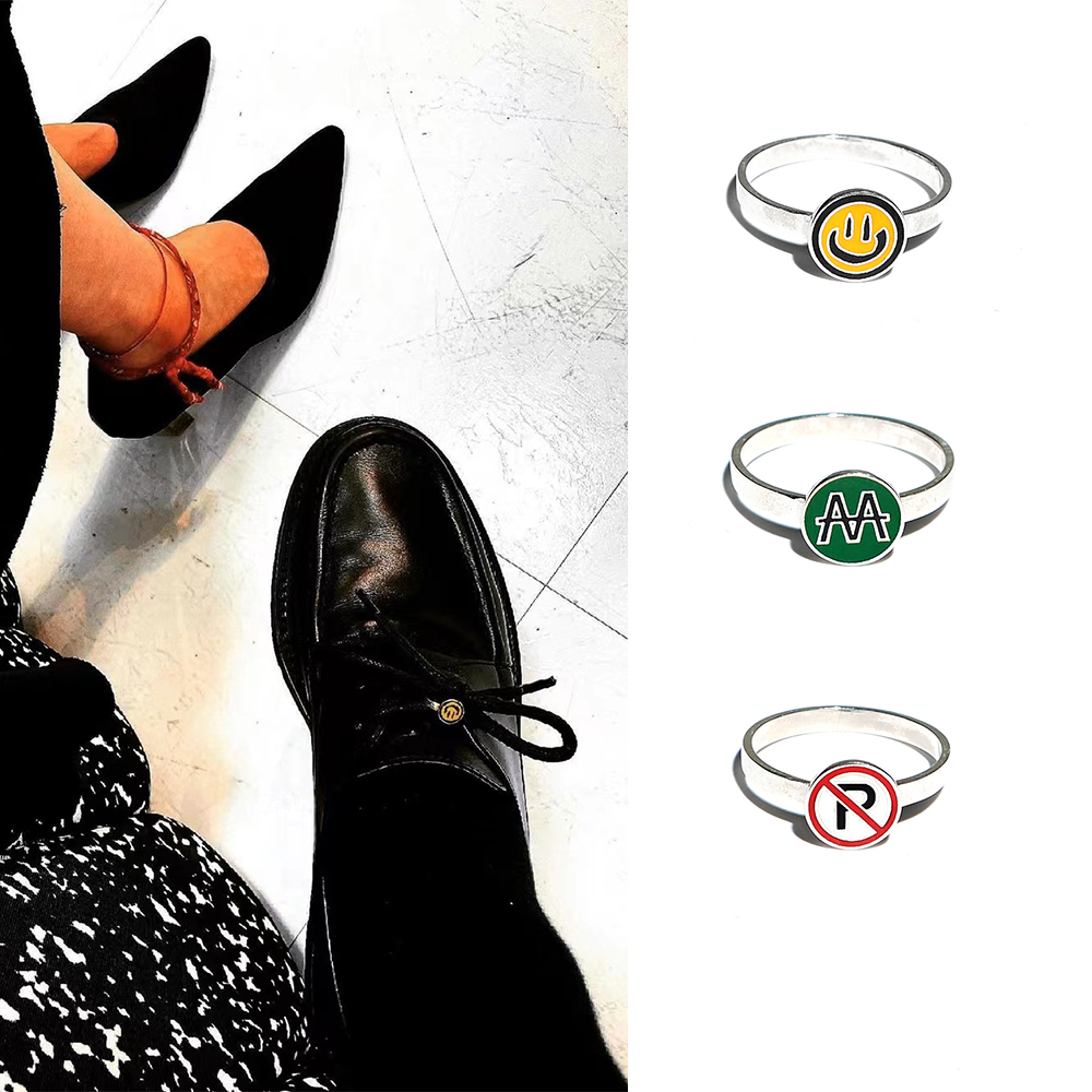 权志龙字母装饰品情侣对戒gd同款