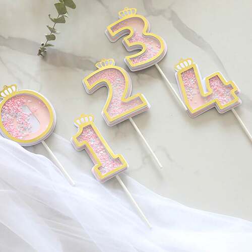 New Sequ Digital Candle Birthday Number Cake Candle 0 1 2 3