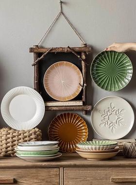 Japanese ceramic plates dish tray disc tableware set 盘子