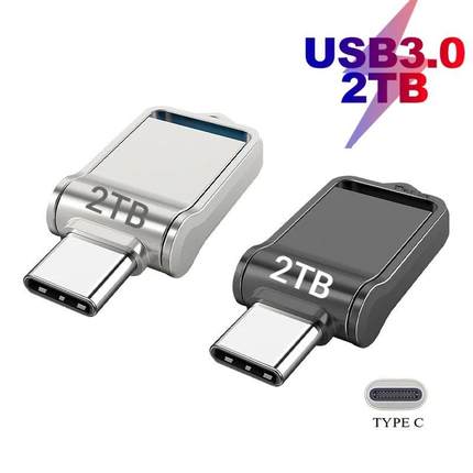 USB Flash Drive 3.0 2TB USB Drive 1TB Pendrive OTG Type C In