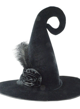 Party Performance Hat Black Wizard Hat Witch Hat Headwear n