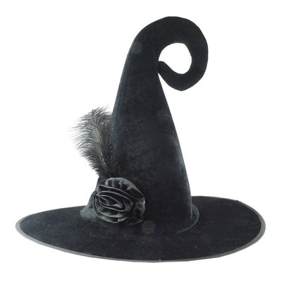 Party Performance Hat Black Wizard Hat Witch Hat Headwear n
