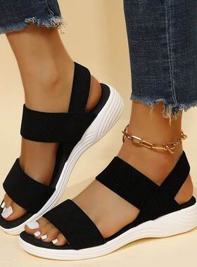 sandals for women Flat summer shoes ladies Leisure Plus size