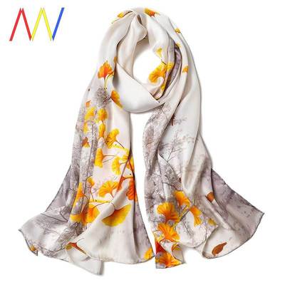 Women's silk Head Scarves Women bandana silk shawl scarf