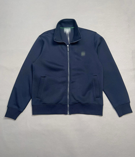 春秋男士休闲运动立领拉链开衫卫衣经典刺绣长袖棉卫衣外套