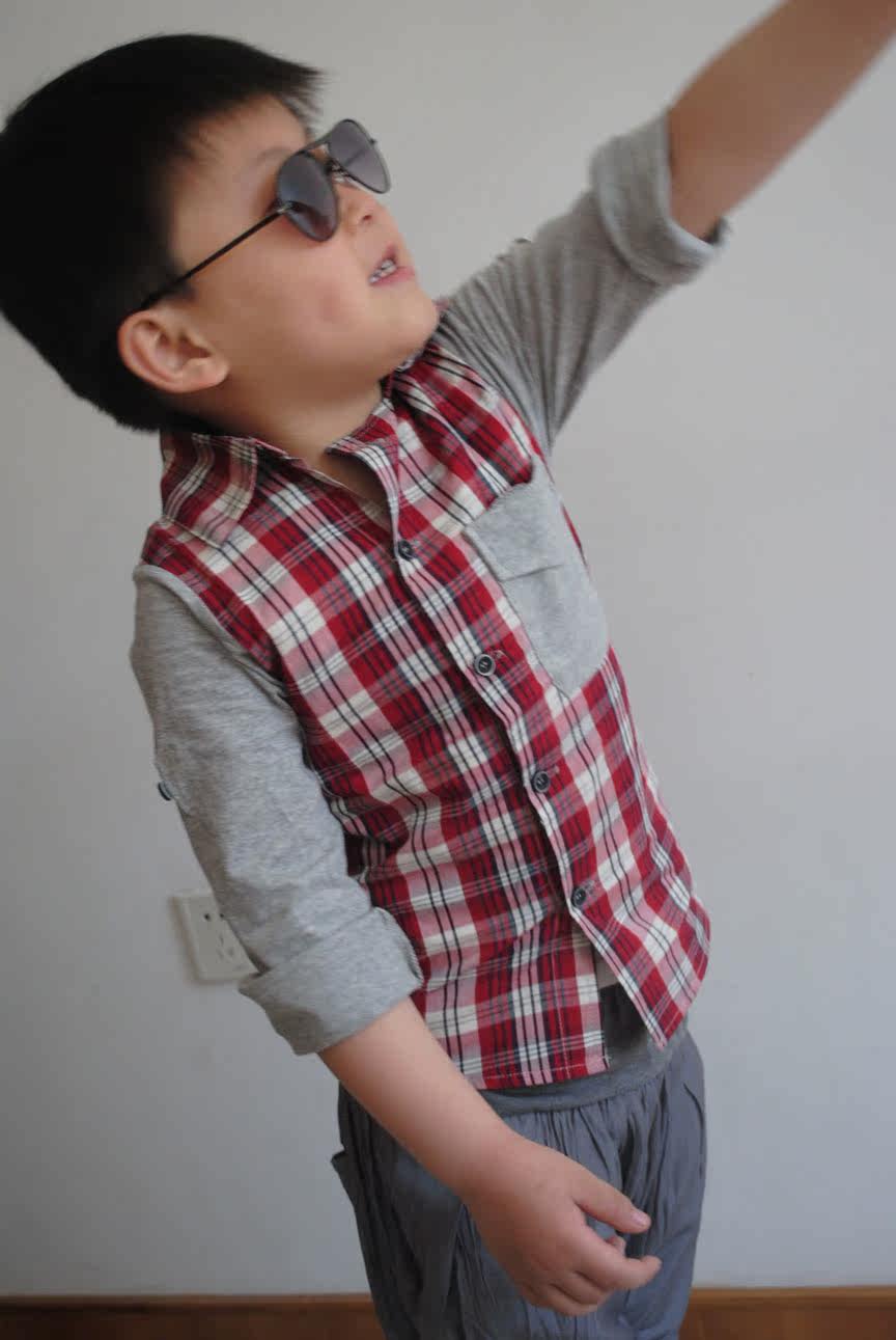 Chemise garcon à manche longue - Ref 2078103 Image 3