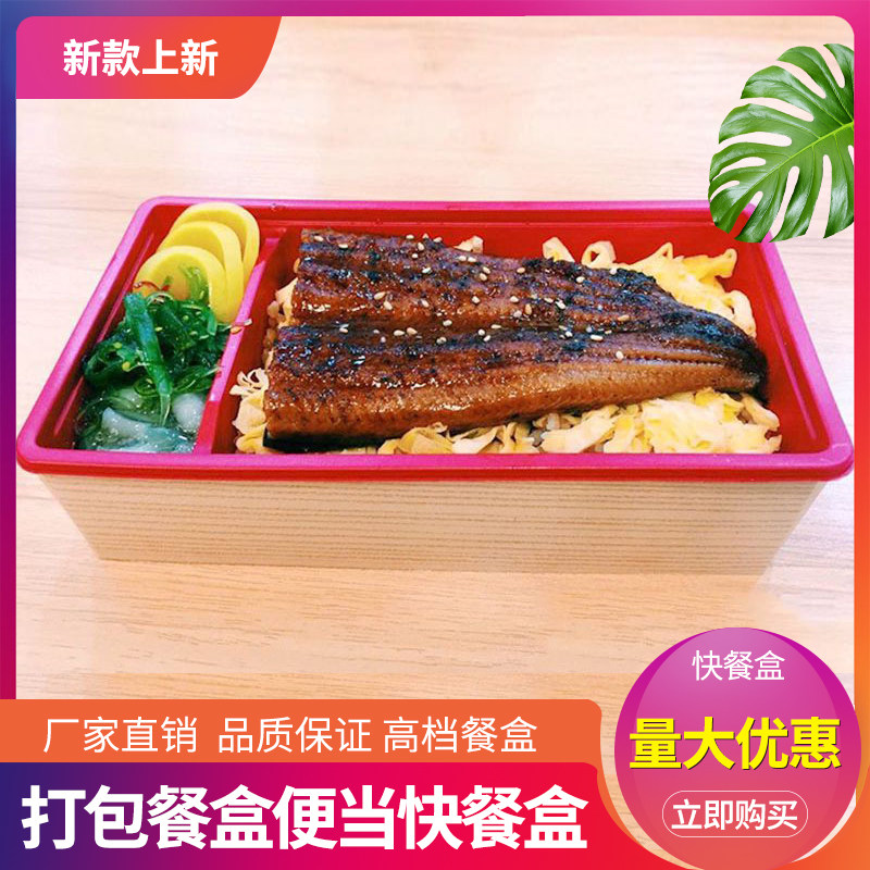 鳗鱼盒中央化学方形寿司打包餐盒