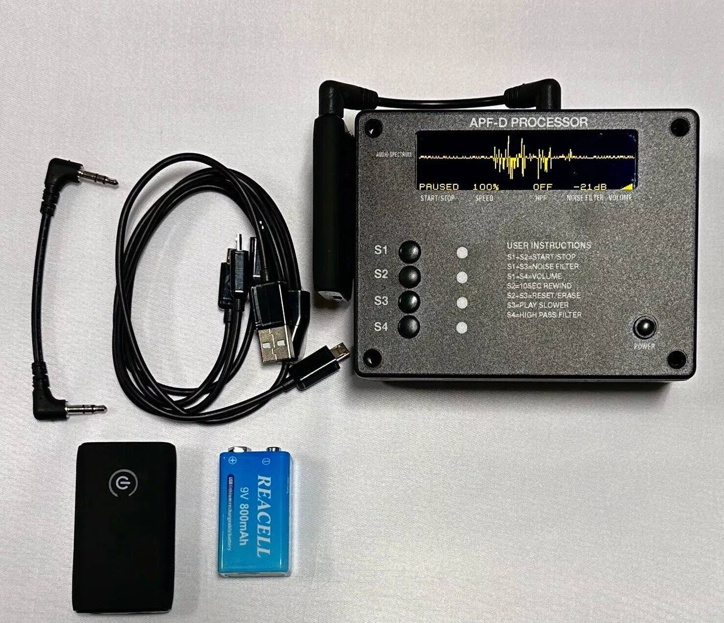 APF-D 处理器 EVP 录音机用于 P-SB7 Spirit Box 捉鬼设备