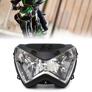 适用川崎Z250 Z300 Z800 13-14-15-16大灯总成 前大灯 前车头大灯