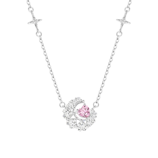 SHIWU饰悟幻梦心月项链女纯银925轻奢小众设计高级感女生闺蜜礼物