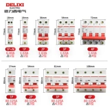 Delixi DZ47S Air Switch 1p Трехфазный дом пустой 2P3P4P Маршрутизатор Общее количество ворот 16A32A63A