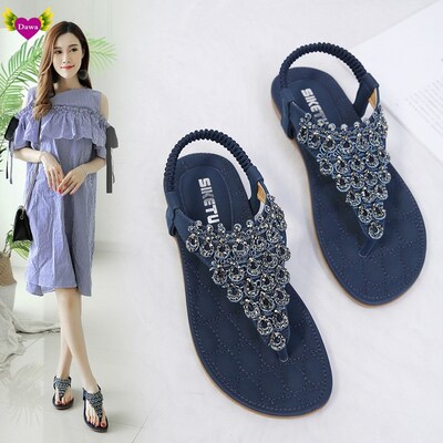 Women Shoes Comfort Summer Flip Flops 2019 Flat Sandals 凉鞋