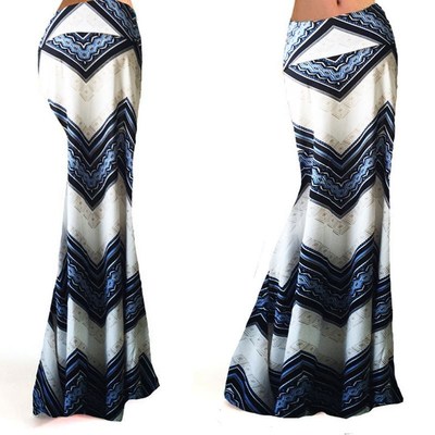 Summer women high waist package hip skirt ladies long skirts