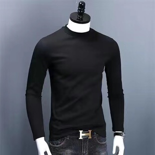 Men long sleeve Tshirts casual shirt tops for man男士长袖T恤