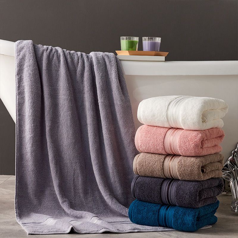 90*180cm加大浴巾纯棉毛巾 Cotton bath towel hand face towels