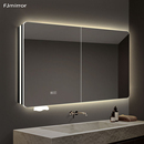 智能镜柜单独带灯挂墙铝合金卫生间镜子收纳厕所卫浴浴室镜箱定制
