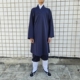 道袍斜襟中褂上衣加裤 道衣秋冬春装 子套装 棉布法衣道服道装