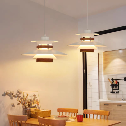 丹麦PH5餐厅吊灯铁艺飞碟烧烤店铺现代商用餐饮店火锅店吧台灯具