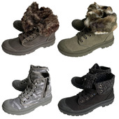 42棉靴舒适休闲女式 2022秋冬新款 圆头牛仔布马丁靴外贸大码 骑士靴