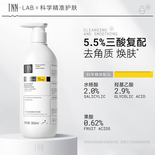 TNN果酸沐浴露去角质控油祛痘背